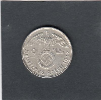 Beschrijving: 2 Mark  HINDENBURG